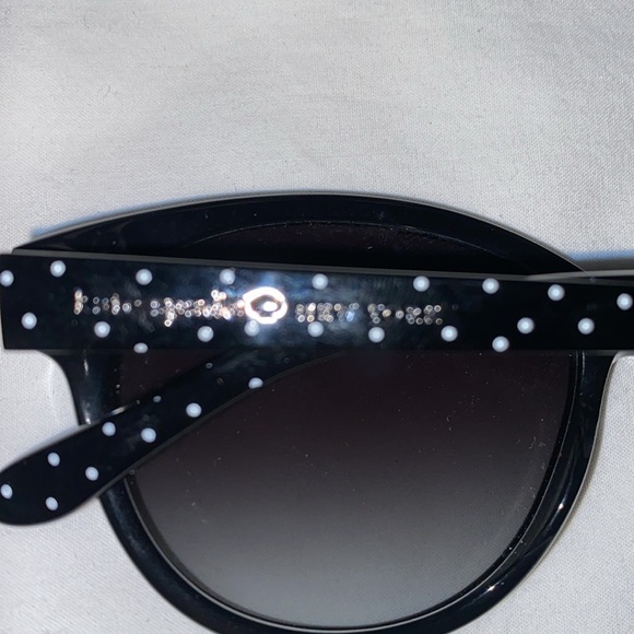 Kate Spade Amalia/s Black and Polka Dot Arms Sunglasses w/ BR Marimekko Case main image 12
